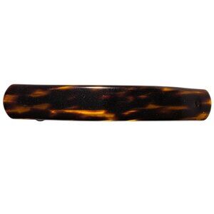Tortoise Shell Pattern Metal Hair Barrette Clip 3.5" By Goody